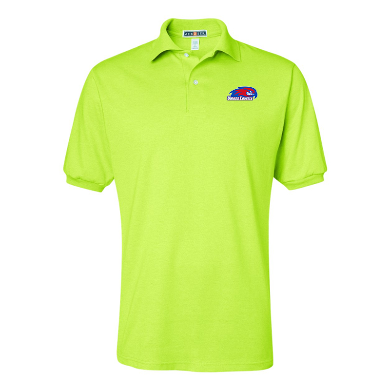 Men's UMass Lowell River Hawks JERZEES  SpotShield polo